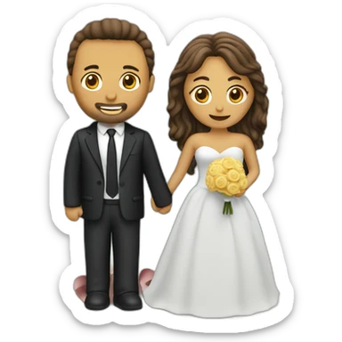 Divorce cake topper sticker
