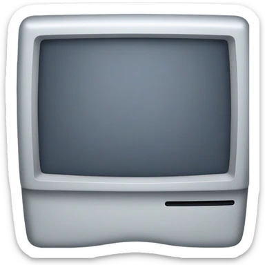 imac desk top computer back view sticker