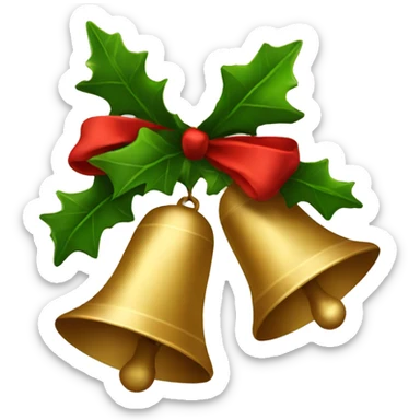 Christmas bells sticker