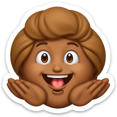 A person farting emoji sticker