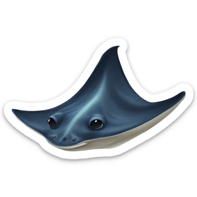 manta stingray  sticker