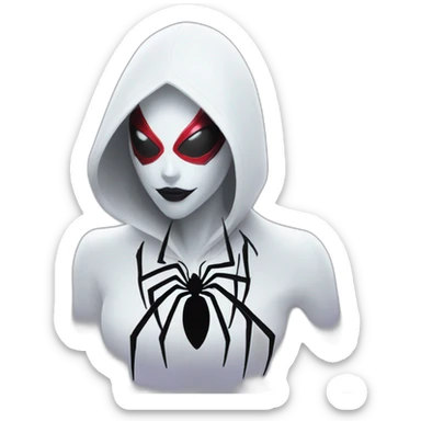 ghost spider spider Gwen spiderverse sticker