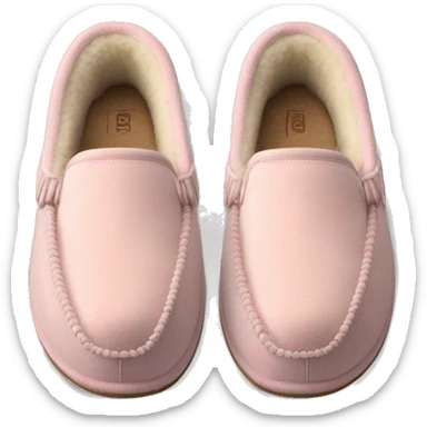light pink UGG Tasman slippers sticker