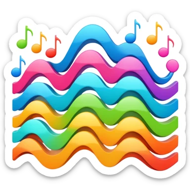 audio sticker