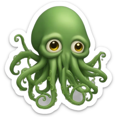 Davy Jones with tentacles sticker