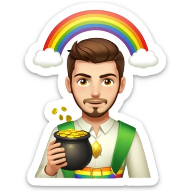Rainbow Road sticker