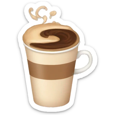 Cute coffee beige aesthetic  sticker