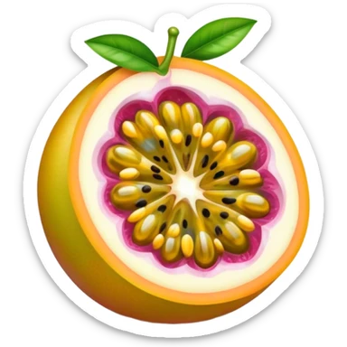 Passionfruit mango sticker