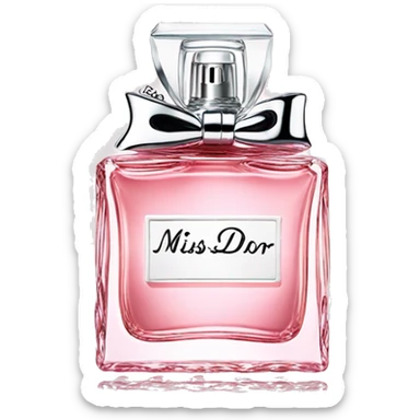 Miss dior perfume sticker