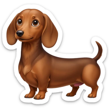 Perro salchicha sticker
