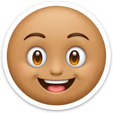 emoji with butt sticker