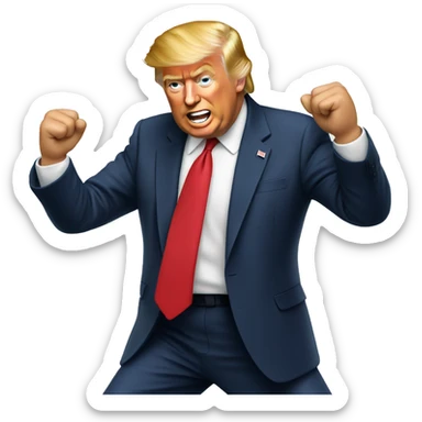 Dancing Trump sticker