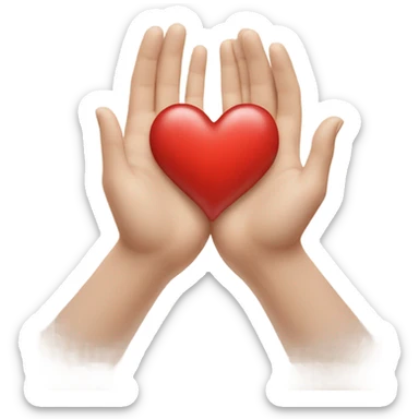 support heart sticker