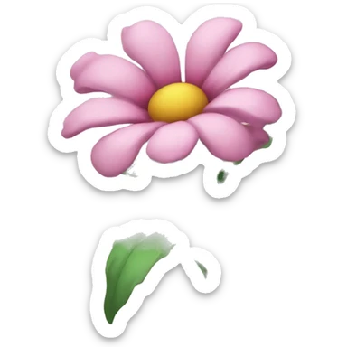 Flower sticker
