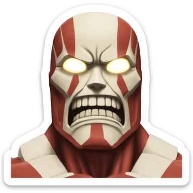 colossal titan sticker