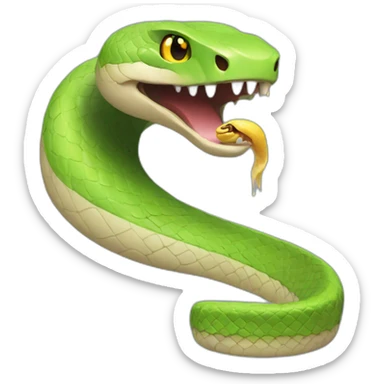 snake eat eg g sticker