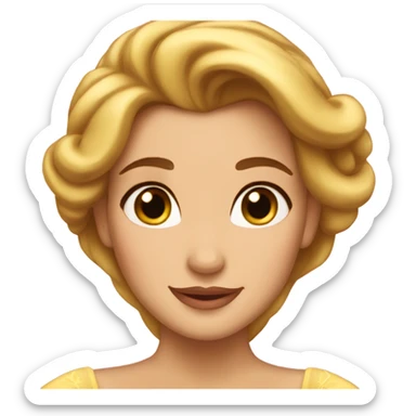 Belle Disney princess  sticker