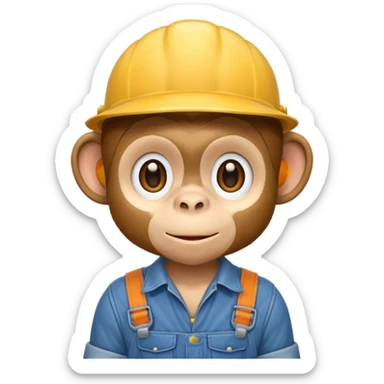 changuito con overol saltanto sticker