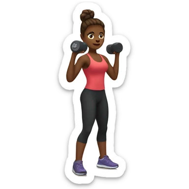 Gym workout sticker