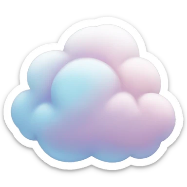 Pastel Cloud sticker