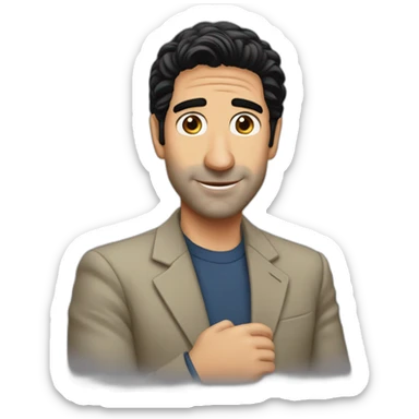 Ross Geller sticker