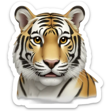 Tigre blanc sticker