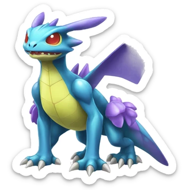 Shiny Colorful Heracross-Vikavolt-Dragon-Pokémon Full Body sticker