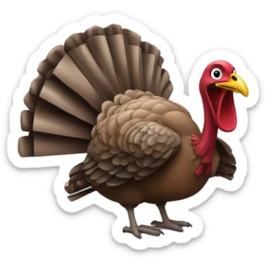 turkey fixing a motor sticker