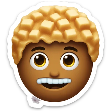 Sugar with salt caramel  sticker