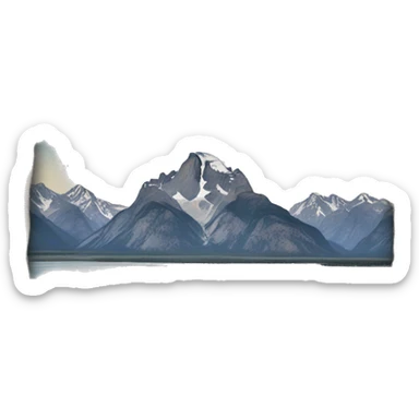 Mount Moran  sticker