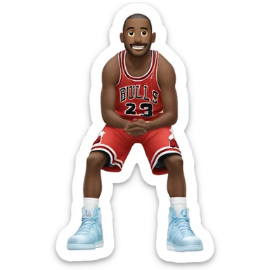 Ice spice wearing Jordan’s sticker