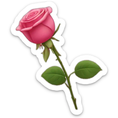 Offre une rose sticker