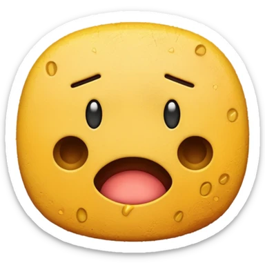 Stressed out stomach pain emoji sticker