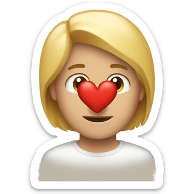 feed with heart sticker