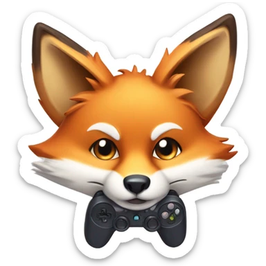 Kawaii Fox twitch sticker