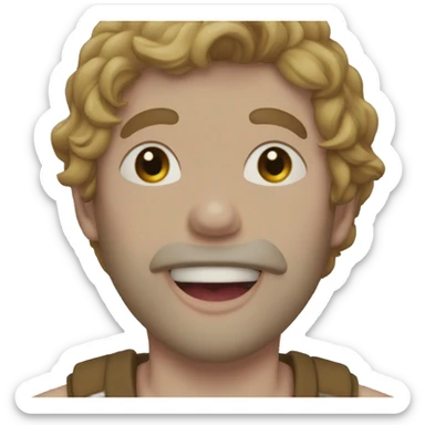 Leon tirando un beso sticker