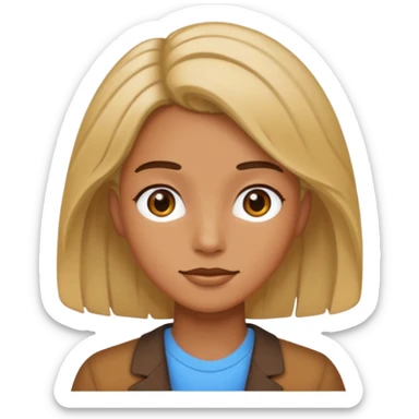 person living in desert just face, hair showing, different colors sticker