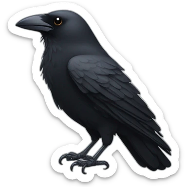 Crow holding xbox controller sticker