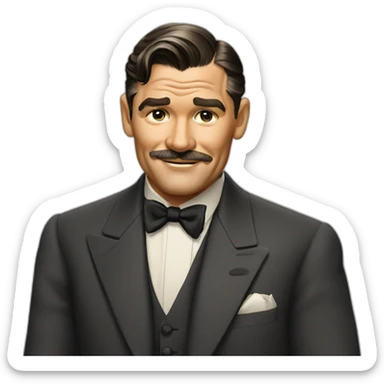 Clark Gable sticker