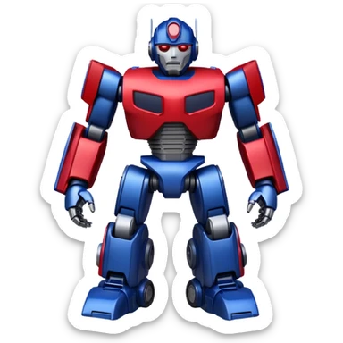 optimus prime transformer sticker