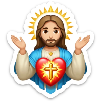 Sagrado corazón de Jesús  sticker