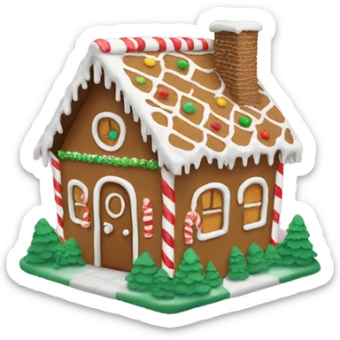 Gingerbread house  sticker