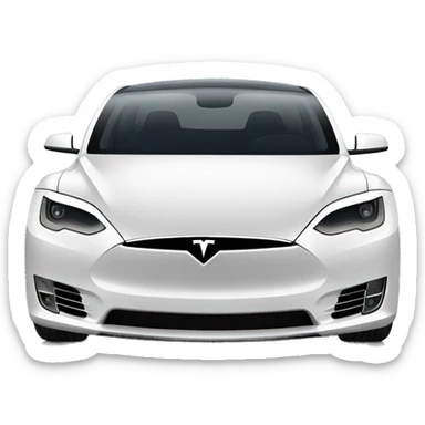 Tesla car sticker