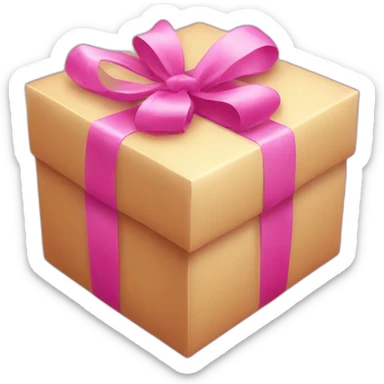 Gift pink sticker