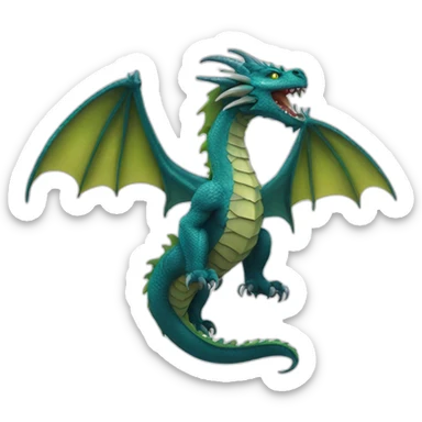 dragon from game of thrones sticker