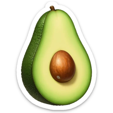 avocado doing 67 sticker