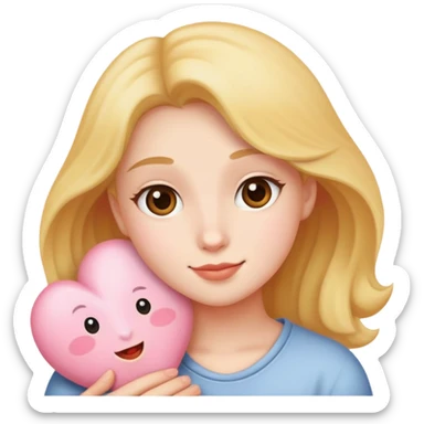 Lovey dovey face sticker