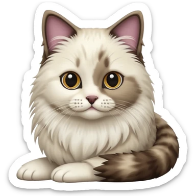 Ragdoll seal bicolor point  sticker