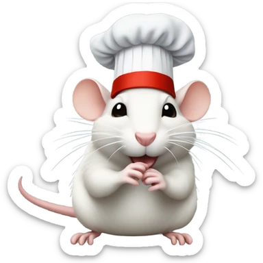 Rat chef kiss sticker