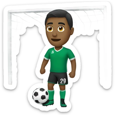 una bota de futbol sticker